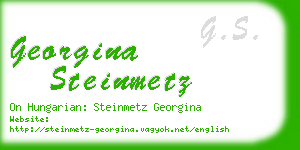 georgina steinmetz business card
